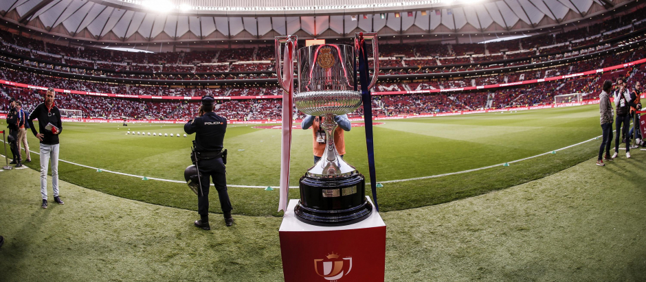 Trofeo Copa del Rey en el Wanda Metropolitano