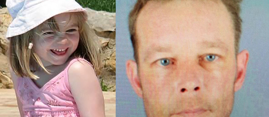 Madeleine McCann, niña desaparecida en Portugal, y el sospechoso oficial de su secuestro, Christian Brueckner