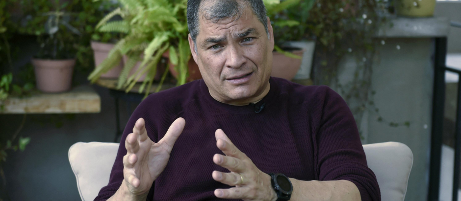 Expresidente ecuatoriano Rafael Correa, actualmente en Bélgica