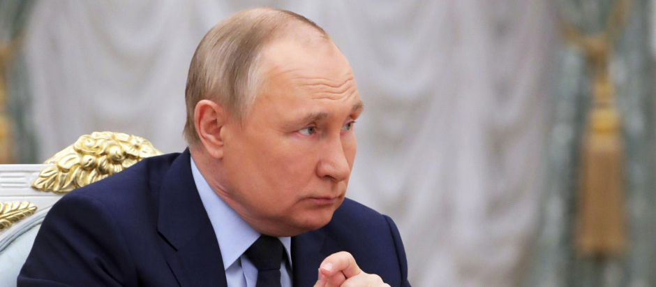 El presidente de Rusia, Vladimir Putin, el miércoles, en Moscú