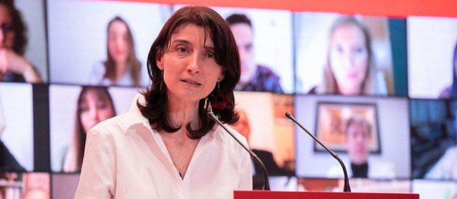 La ministra de Justicia Pilar Llop, en un acto del PSOE