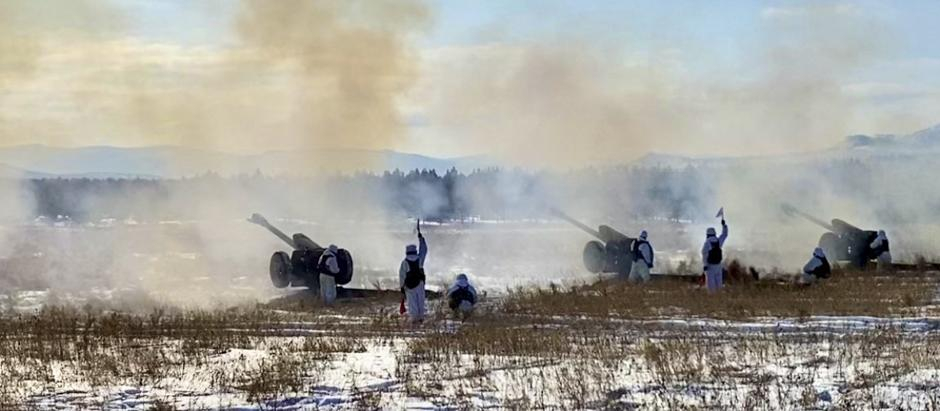 Ejercicios militares rusos previo a la invasión de Ucrania