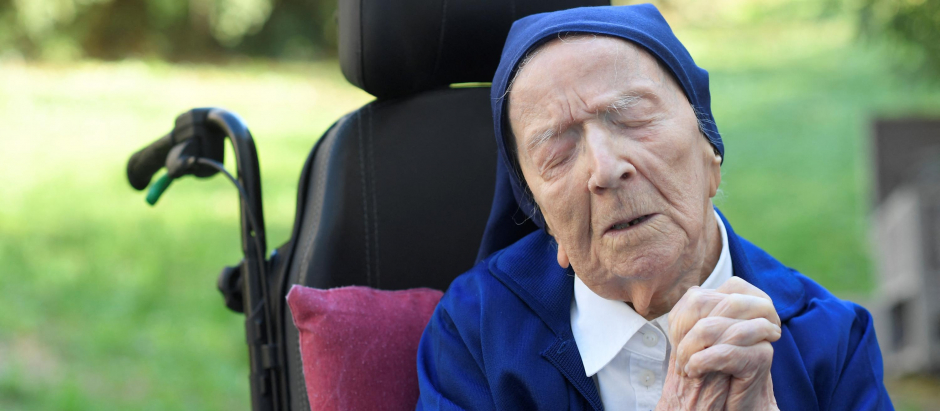Lucile Randon ya era la persona y la monja más longeva de Francia y de Europa