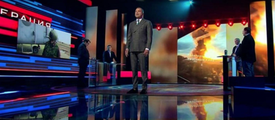 Captura del programa 60 segundos, de la televisión pública rusa Rossiya