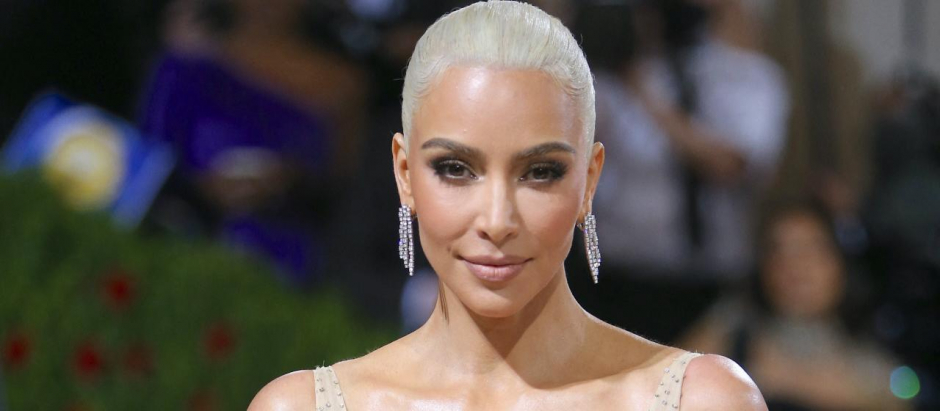 Kim Kardashian luce el icónico vestido de Marilyn Monroe en la Gala Met