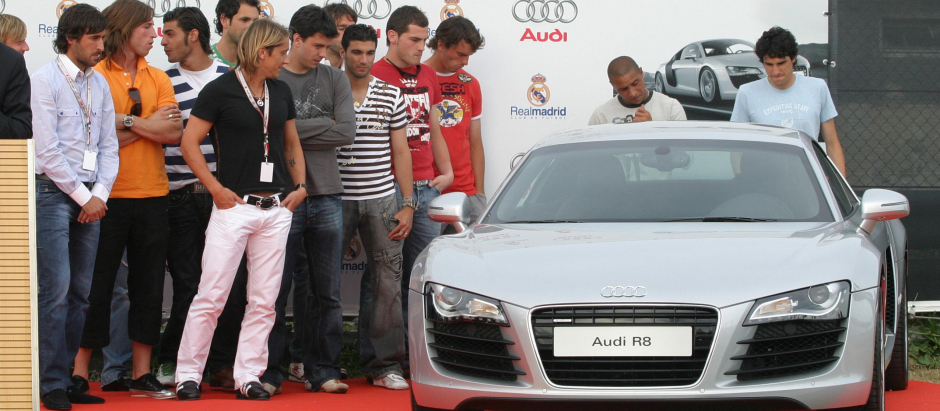 Entrega de vehículos Audi a la plantilla del Real Madrid en 2012