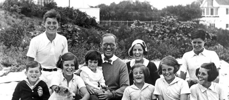 La Familia Kennedy en el verano de 1931