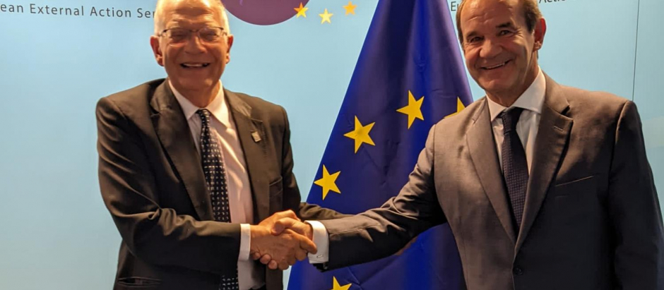 Josep Borrell y Allamand en Bruselas