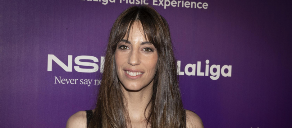 Almudena Cid at presentation of "Oh My Gol! LaLiga Music Experience " in Madrid on Thursday, March 31, 2022.