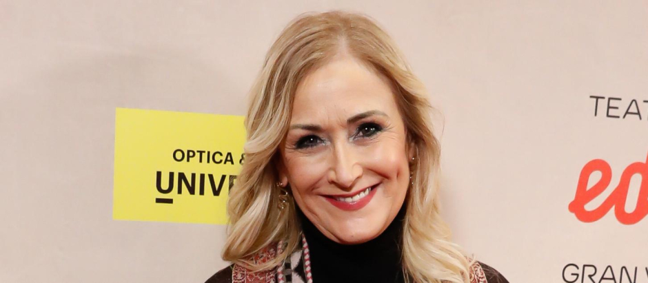 Politician Cristina Cifuentes at photocall for premiere musical “Fama” in Madrid on Tuesday, 22 March 2022.