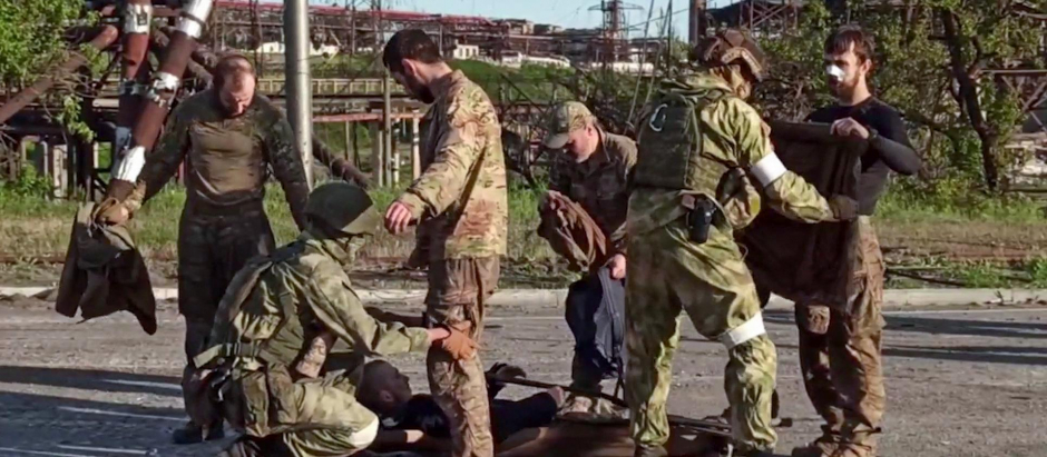Prisioneros Azovstal Ucrania