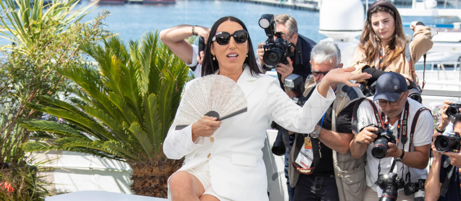Actress Rossy De Palma at the Camera D'or jury photocall during the 75th Cannes Film Festival in Cannes, France. Picture date: Wednesday May 18, 2022. *** Local Caption *** .
