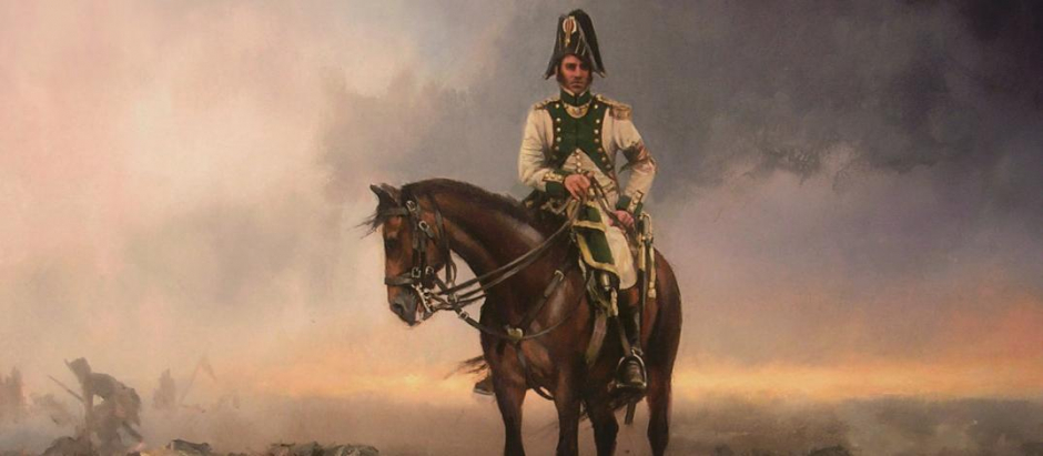 Rafael de Llanza, jefe de batallón del Regimiento José Napoleón, en la batalla de Borodinó
