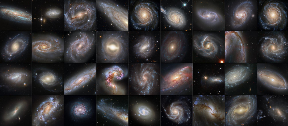 Colección de 36 imágenes del Telescopio Espacial Hubble de la NASA