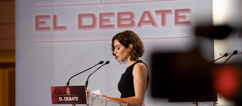 Isabel Díaz Ayuso, en el foro de El Debate