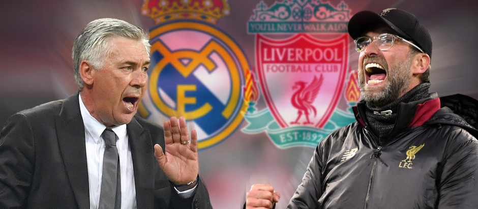 El Real Madrid de Ancelotti y el Liverpool de Klopp se jugarán la Champions este sábado en París