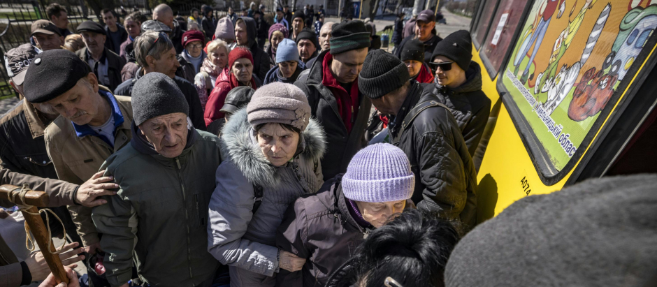 Refugiados Ucrania Severodonetsk