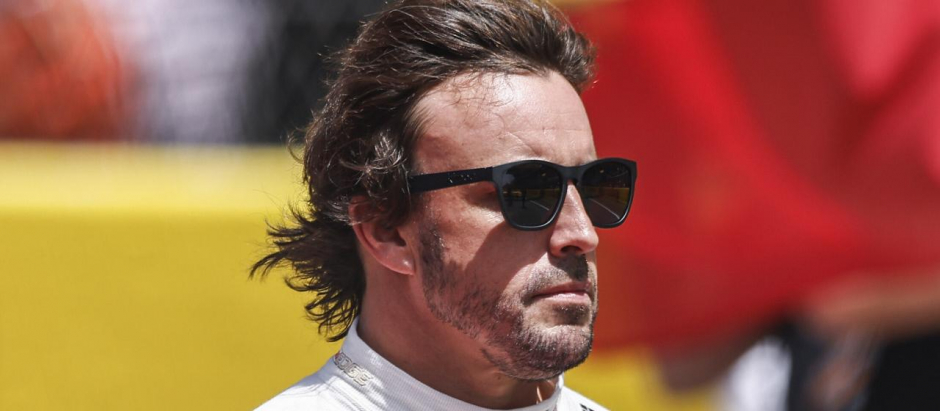 Fernando Alonso, en una imagen de archivo, durante una carrera esta temporada