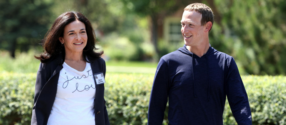 Mark Zuckerberg y Sheryl Sandberg