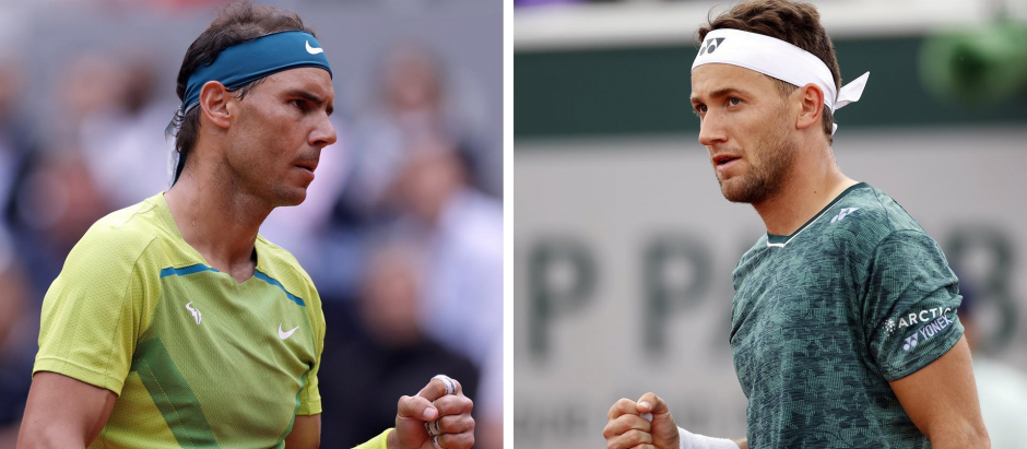 Rafa Nadal y Casper Ruud, los finalistas de Roland Garros 2022