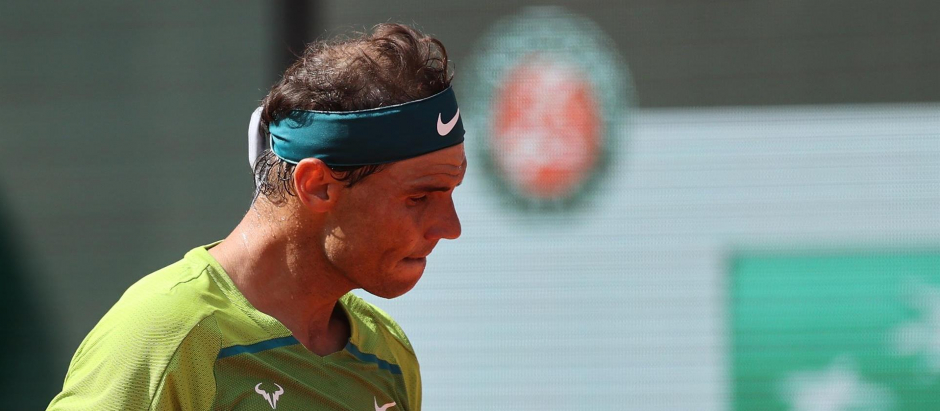 El tenista española Rada Nadal durante la final contra Ruud en el torneo francés de Roland Garros