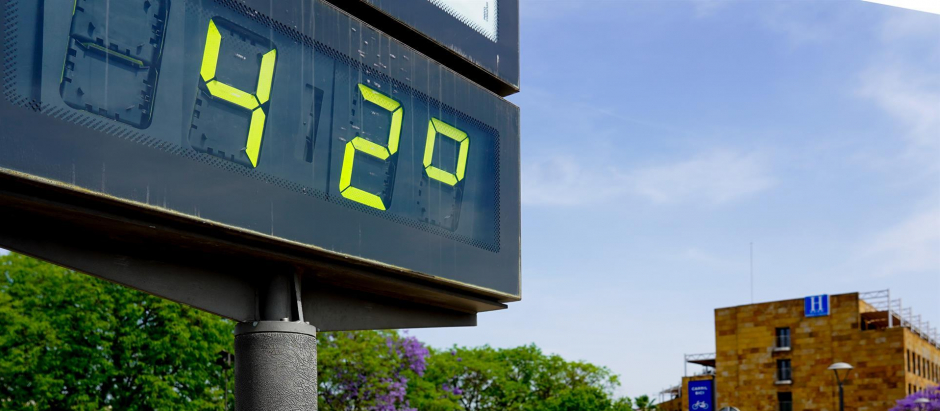 Un termómetro urbano en Sevilla