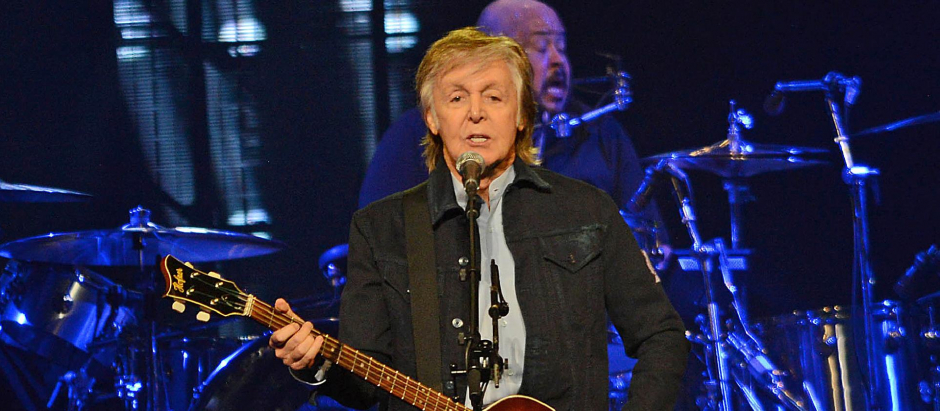 Paul McCartney, durante un concierto en Londres en 2018