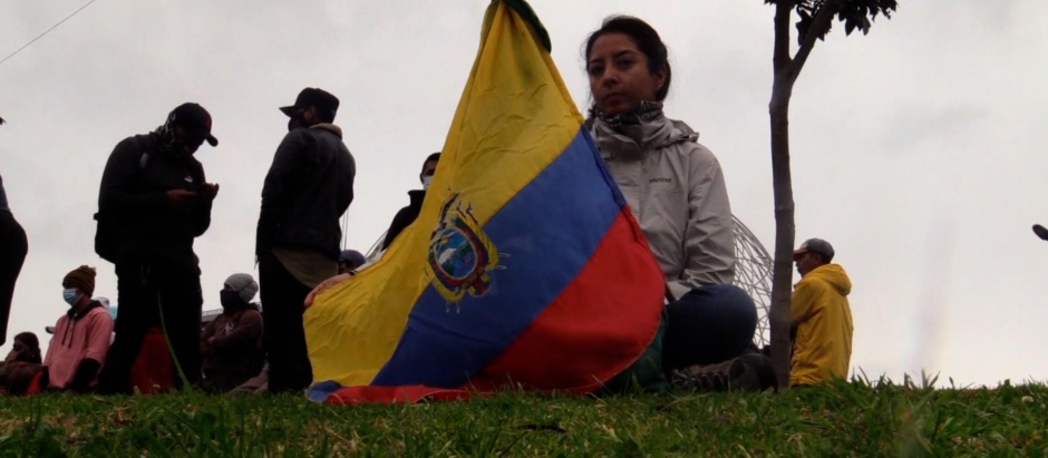 Manifestación contra el Gobierno de Venezuela