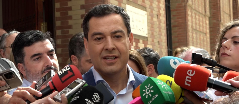 El candidato del PP-A a la reelección como presidente de la Junta, Juanma Moreno