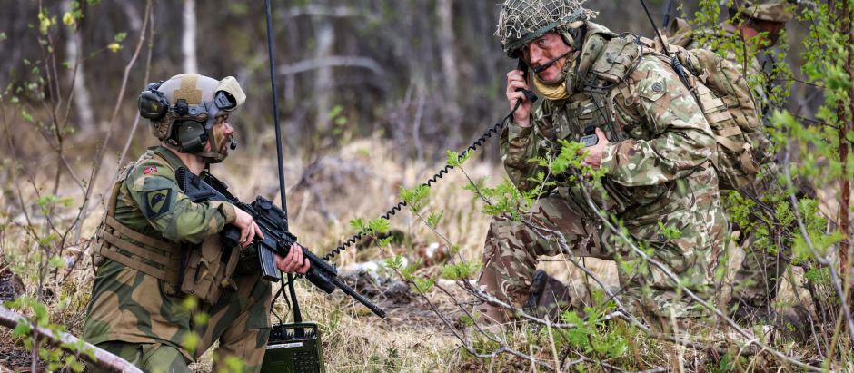 Soldados británicos en operaciones con la OTAN