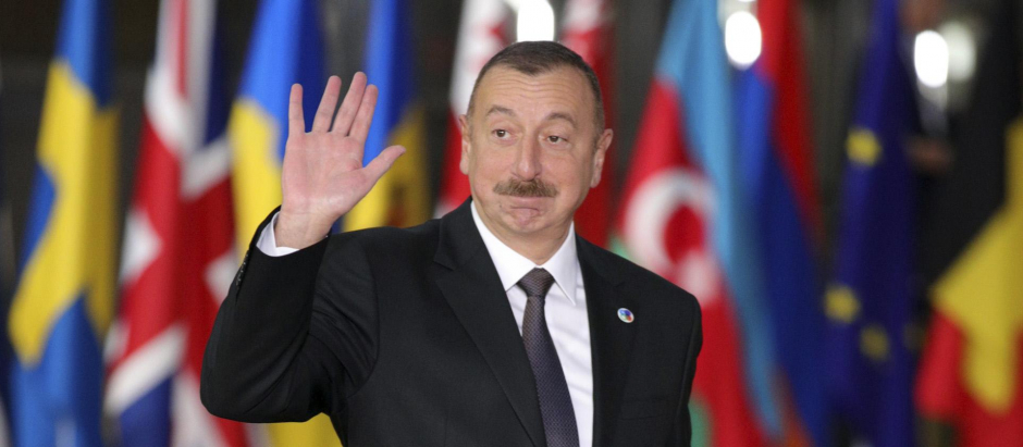 El presidente de Azerbaiyán, Ilham Aliyev