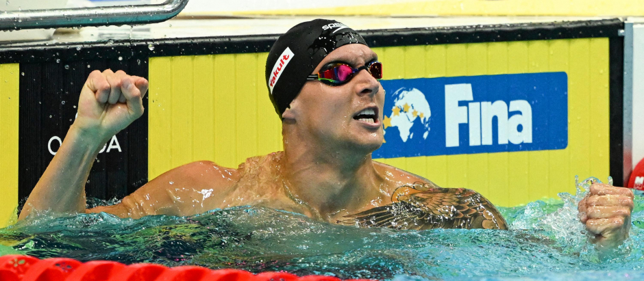 Dressel participó en dos pruebas del Mundial de natación