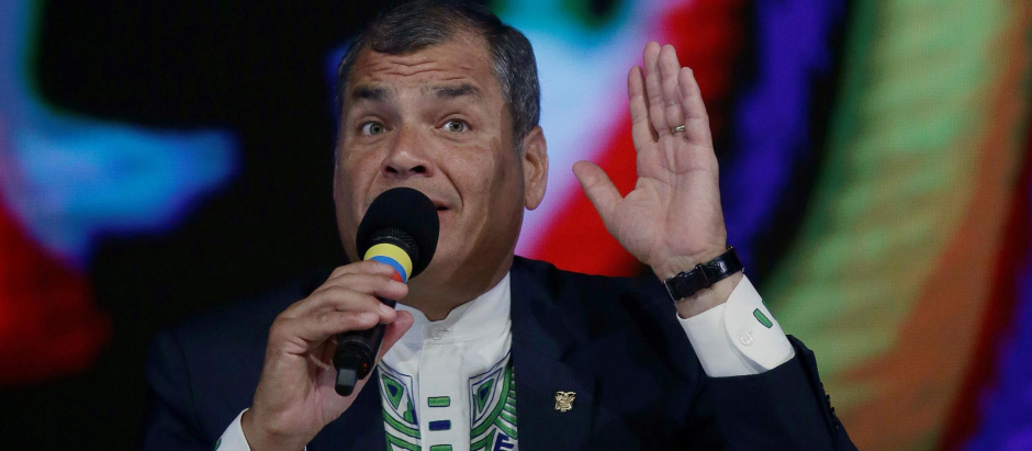 Expresidente ecuatoriano Rafael Correa, actualmente en Bélgica