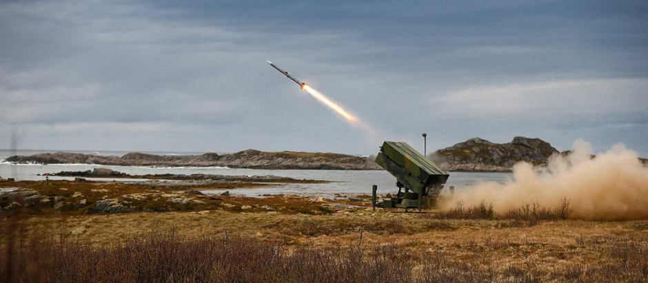Sistema de misiles Nasams que serían proporcionados por EE.UU. a Ucrania