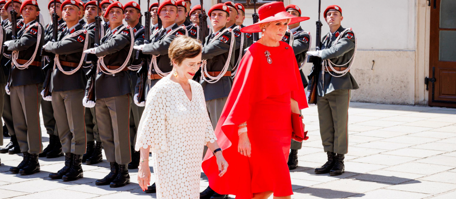 Queen Maxima in Vienna during a oficial visit to Austria, Monday, June 27, 2022.