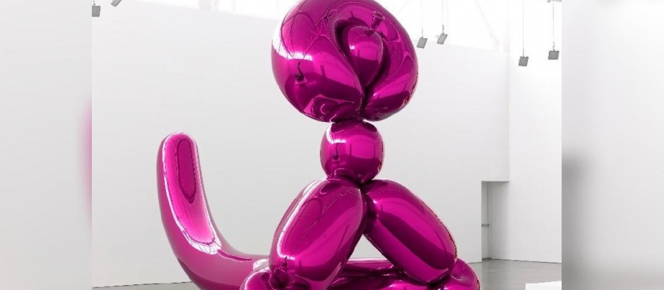 La escultura 'Ballon Monkey', de Jeff Koons, subastada a beneficio de Ucrania