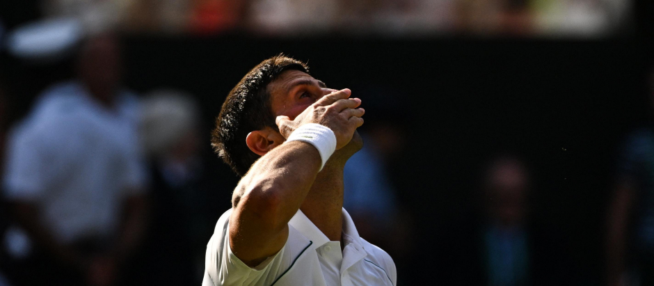 Novak Djokovic, nada más terminar su encuentro ante Norrie