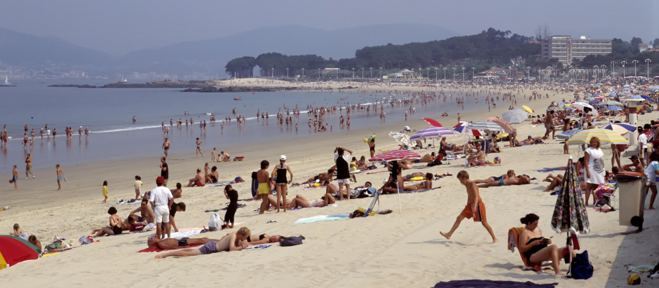 Playa de Samil (Vigo), en una imagen de archivo