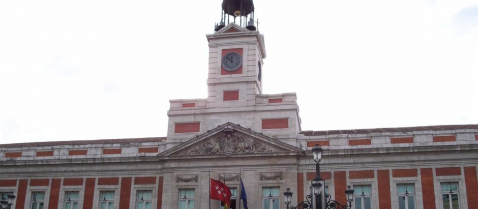 Sede de la presidencia de la Comunidad Autónoma de Madrid, en la Real Casa de Correos, en la Puerta del Sol de Madrid