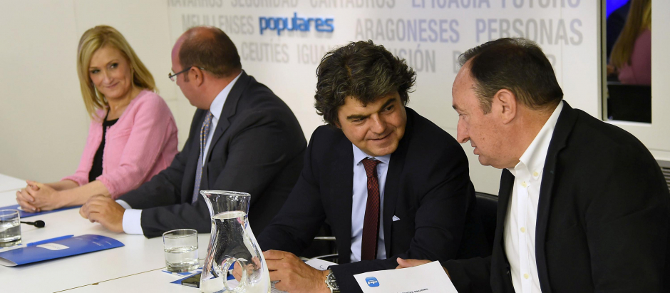 Jorge Moragas durante un Comité Ejecutivo Nacional del Partido Popular en Madrid
28/09/2015