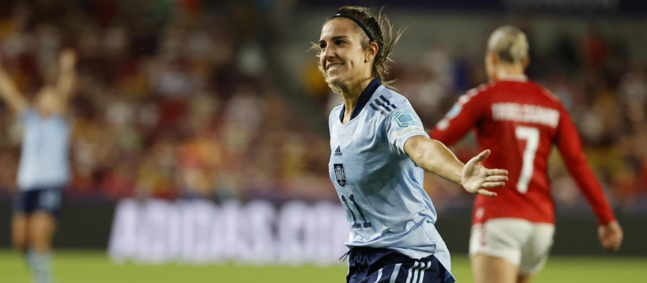 Marta Cardona anotó el decisivo gol ante Dinamarca