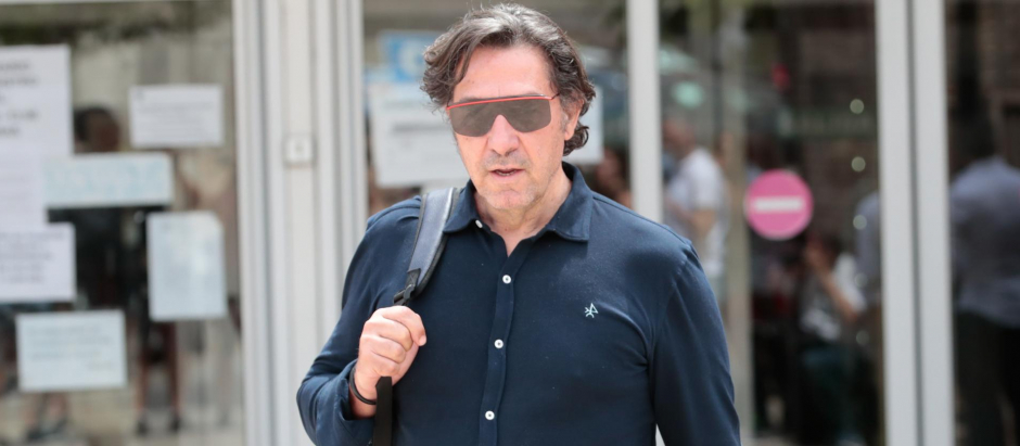 Actor Luis Lorenzo arriving a trial in Madrid, June 17 2022.