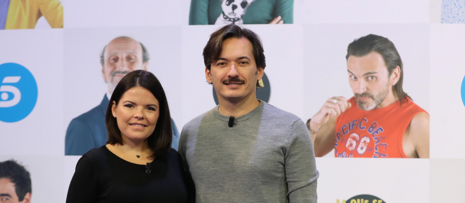 Producers Alberto Caballero and Laura Caballero at photocall for promotion tv serie " La que se avecina " in Madrid on Monday, 18 November 2019.
