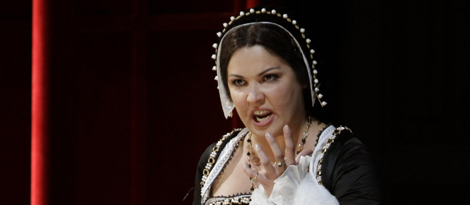 Anna Netrebko en la Metropolitan Opera de Nueva York, en 2011