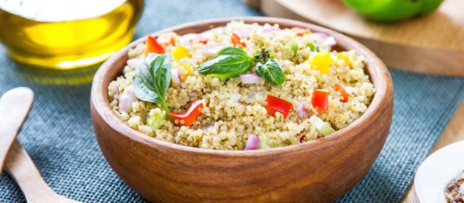 Ensalada de quinoa con verduras