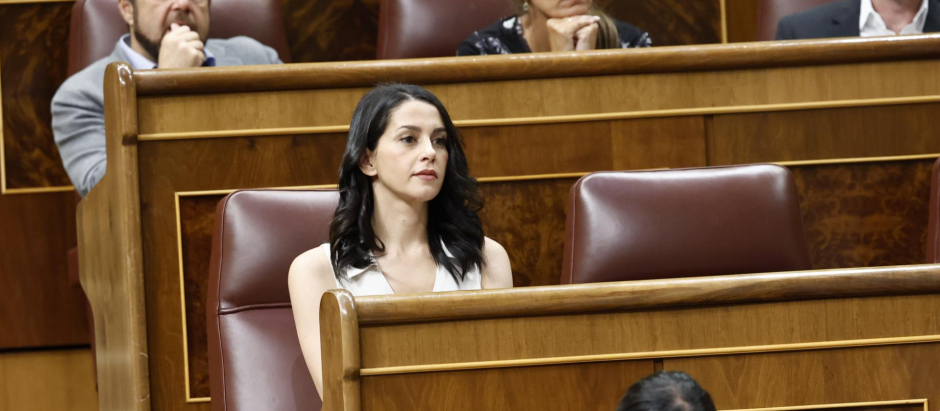 Inés Arrimadas en el Congreso de los Diputados