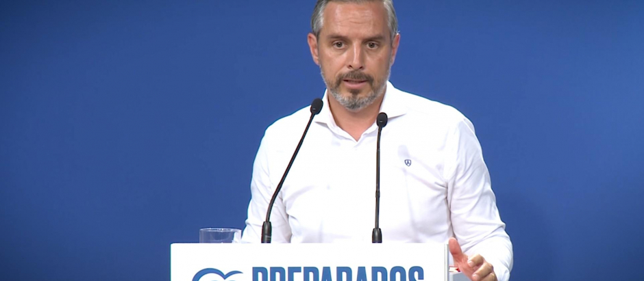 Imagren del vicesecretario de economía del Partido Popular, Juan Bravo