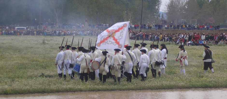Recreación histórica de batallas (Batalla de Almansa)
