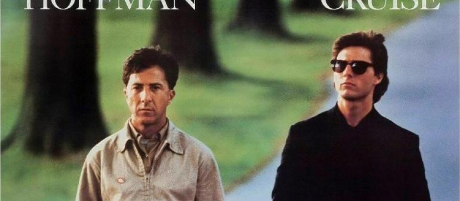 Dustin Hoffman y Tom Cruise, en Rain Man