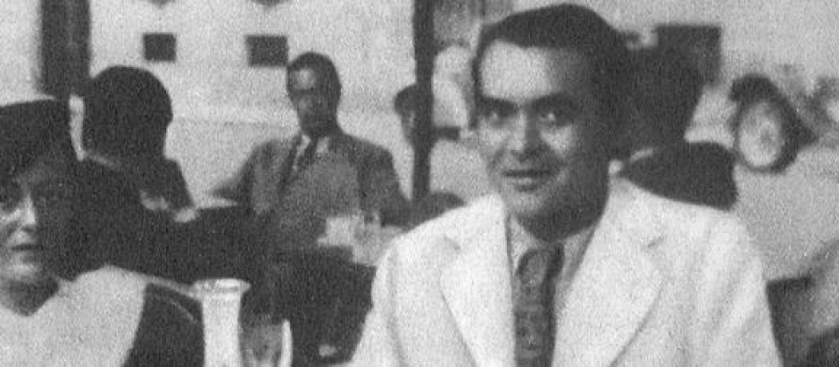 Federico García Lorca en el verano de 1936, poco antes de morir